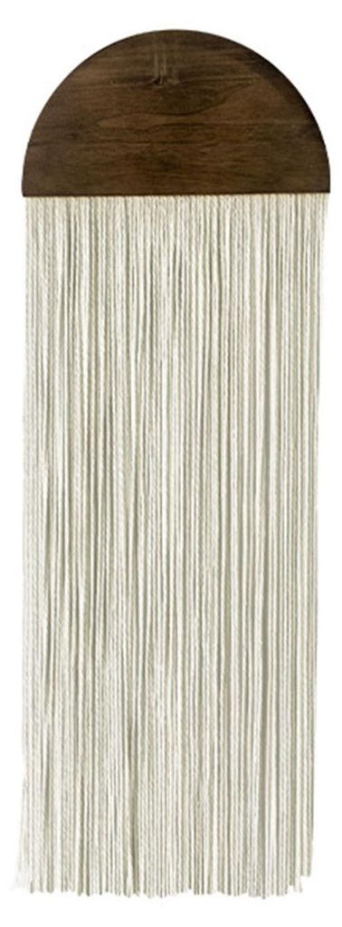Boho-Wandteppich mit Quasten, handgefertigt aus Baumwollseil, für Wohn- und Schlafzimmerdekoration