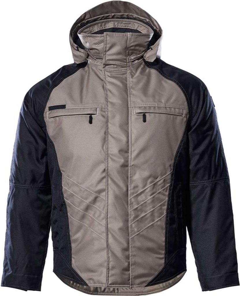 MASCOT Frankfurt Winterjacke Größe XL, hellkhaki/schwarz | Packung (1 Stück)