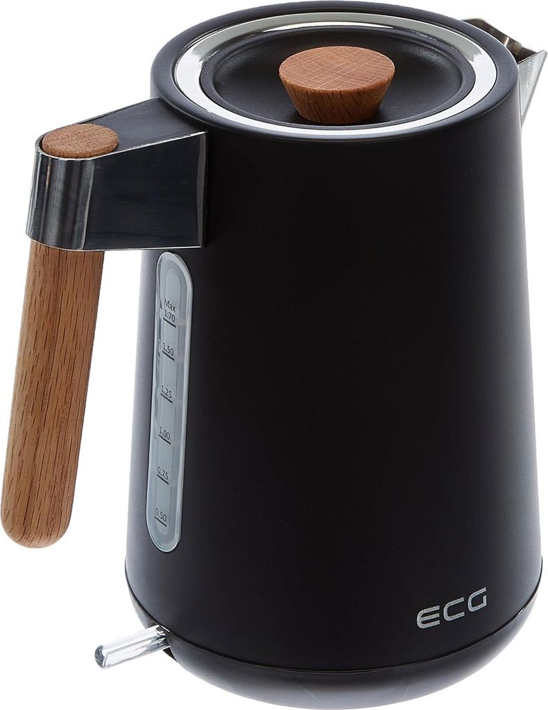 ECG RK 1768 Strix Timber Black Czajnik ze stali nierdzewnej Zdjęcie produktu 