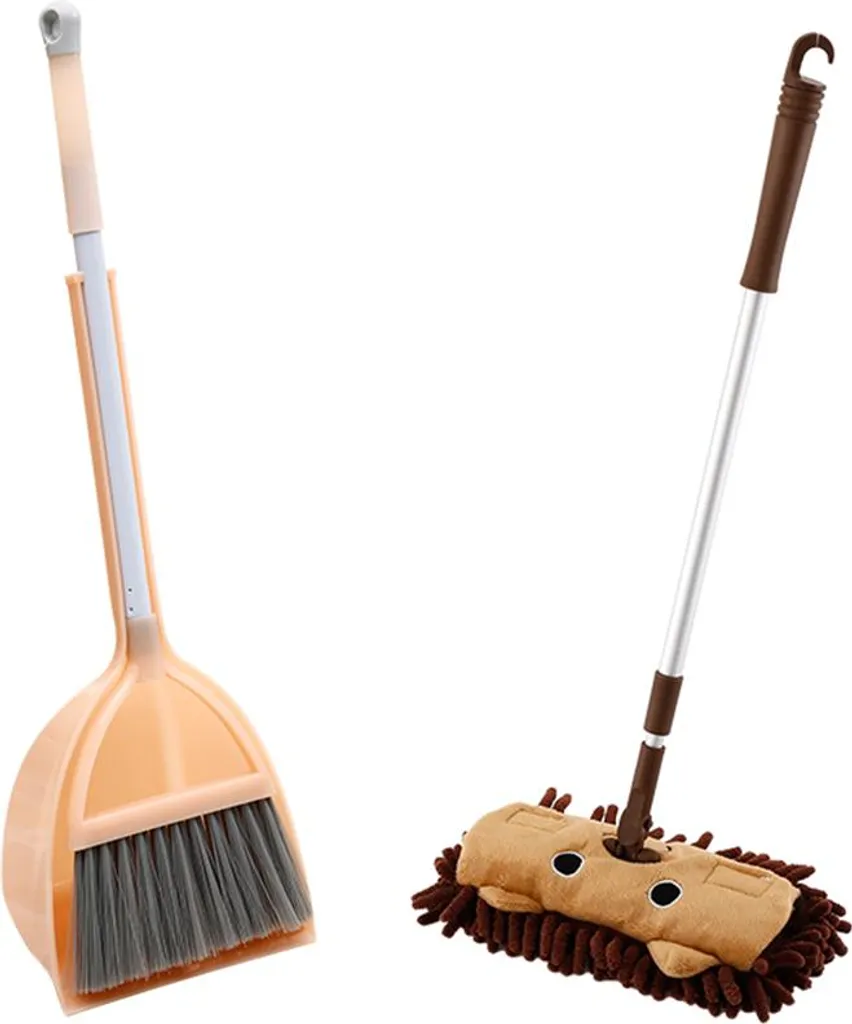 Kit nettoyage enfant mignon et ultra léger, serpillière et balai doux