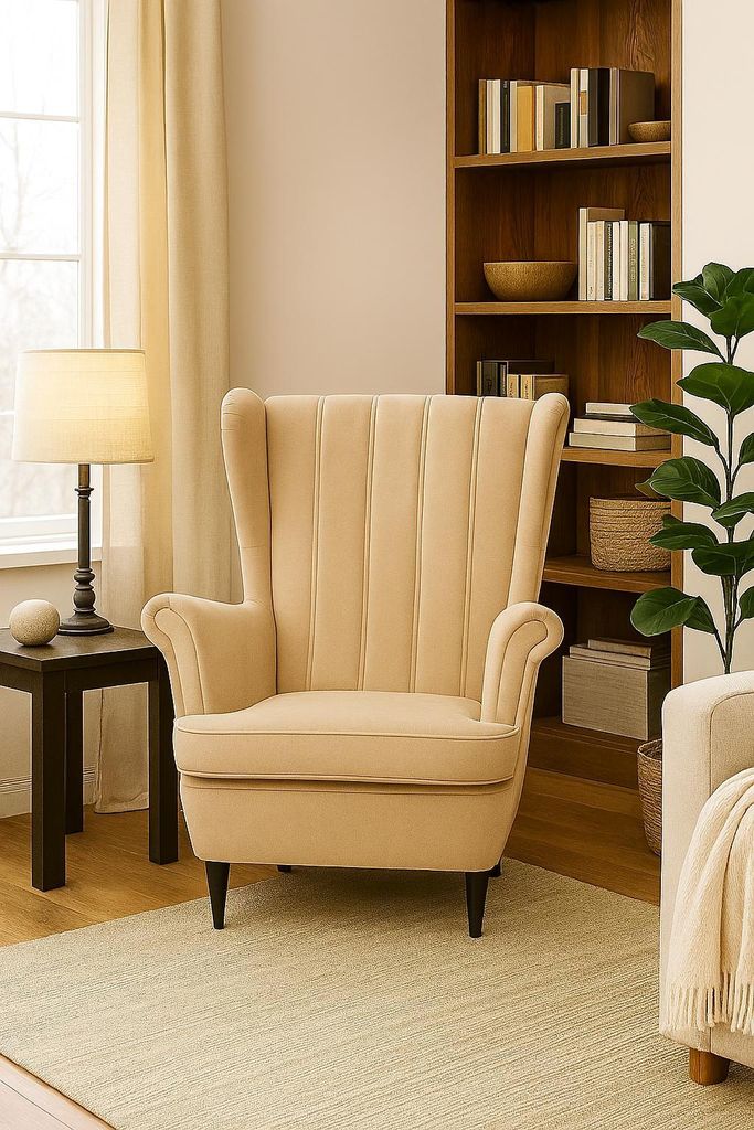 FURMEB24 SESSEL CHLOE 104 x 98 cm CREME