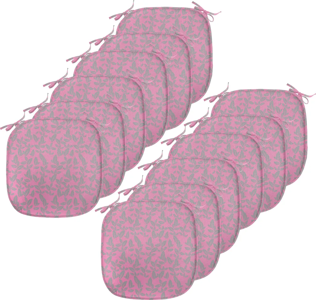 Cuscini Sedie ABAKUHAUS 40x40 Impermeabili | Set 12 Pezzi Ergonomici