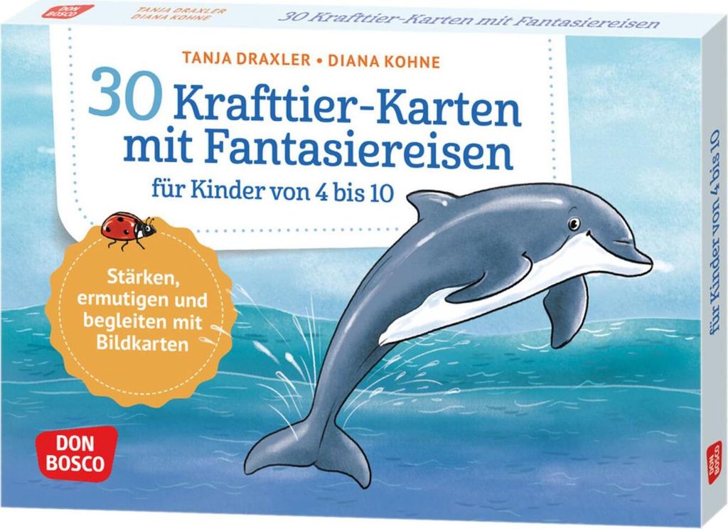 30 Krafttier-Karten mit Fantasiereisen für Kinder von 4 bis 10