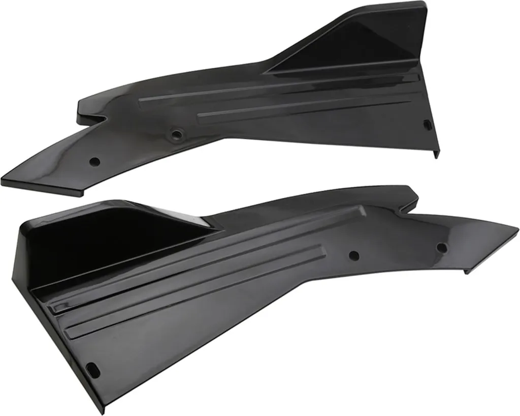 Protection de menton arrière pour voiture - Aileron noir polyvalent