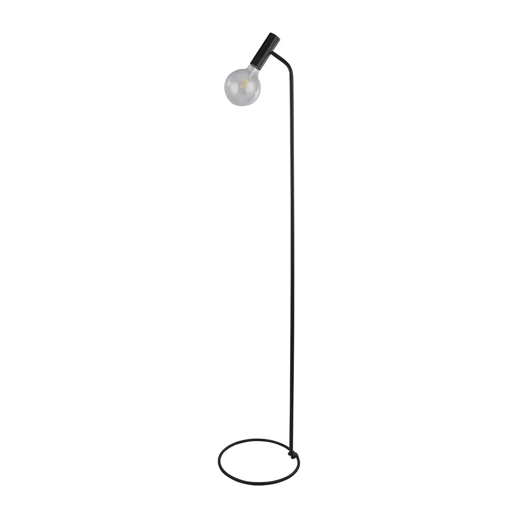 Lampadaire noir mat H 152 cm - Éclairage d'appoint pour coin lecture - 2