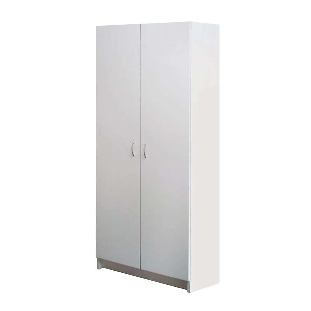 Armoire à étagères Idée 7 cases blanc : Rangement modulable et design