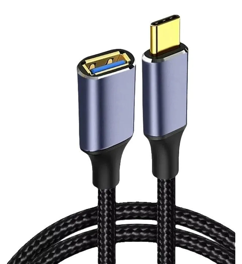 Câble USB-C pour Bureau et Maison 2m en Nylon - Transfert de Données
