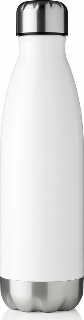 BULLET Arsenal – Edelstahl-Vakuum-Trinkflasche – Thermosflasche – 510 ml – doppelwandig – heiß & kalt – auslaufsicher – Weiß