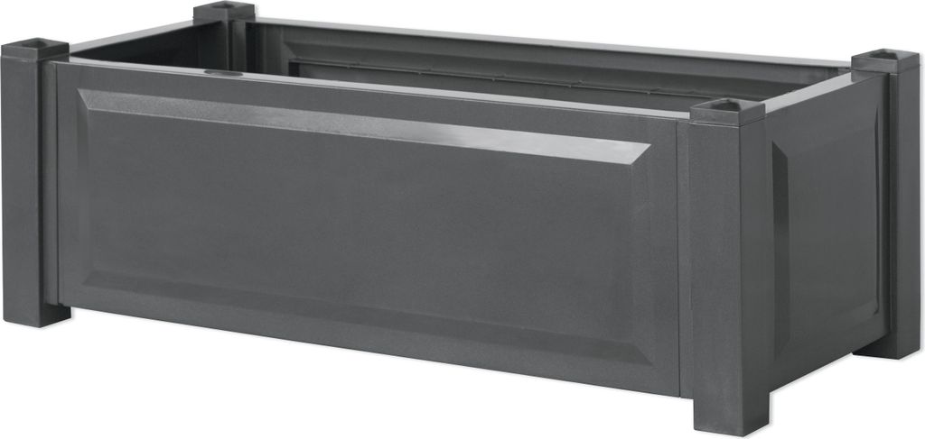 KHW Pflanzkasten H 40 x B 43 x L 100 cm, Farbe Anthrazit; Produktbild 