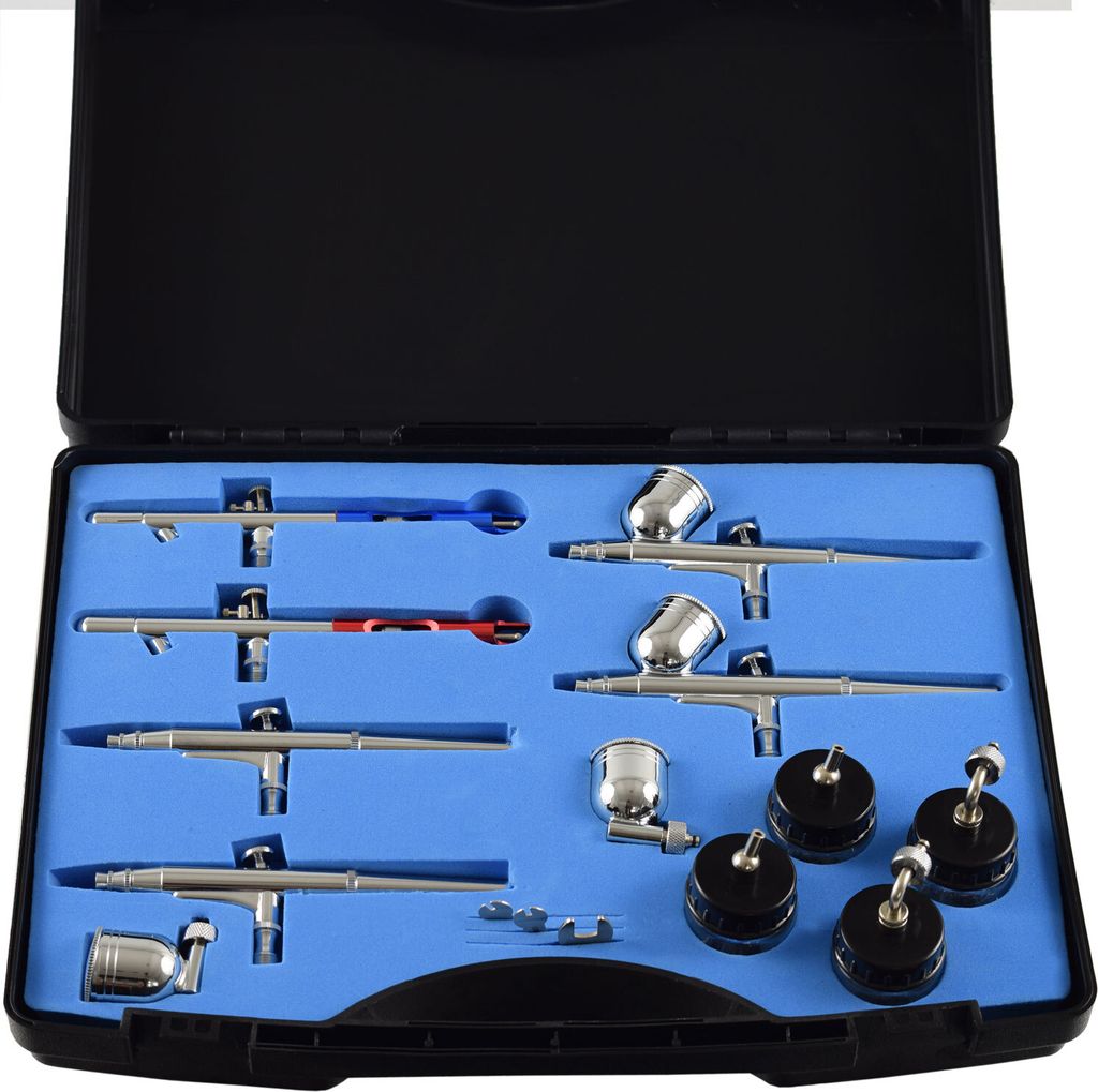 Agora-Tec Airbrush Pistolen Set AT-AS-01