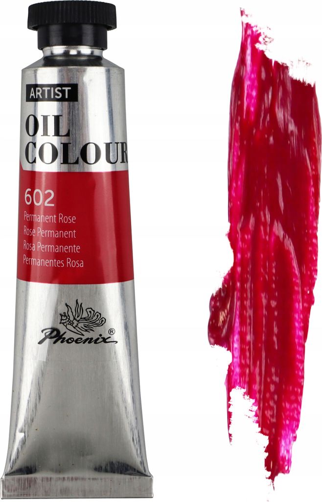 Ölfarbe Rosa Phoenix 602 Permanent Rose 40ml Permanentrosa