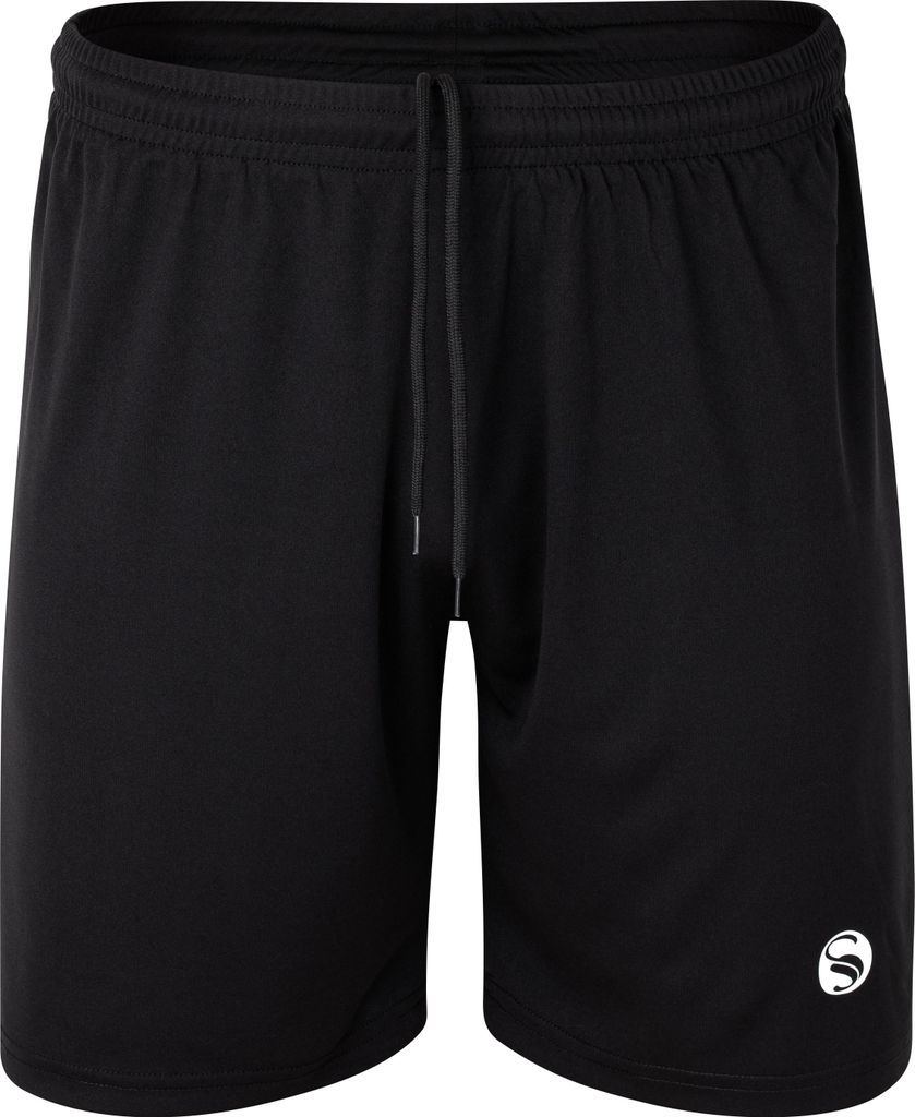 Sporthose Herren kurz ohne Innenslip - feuchtigkeitstransportierende Herren Trainingshose von Stark Soul - Schwarz - S