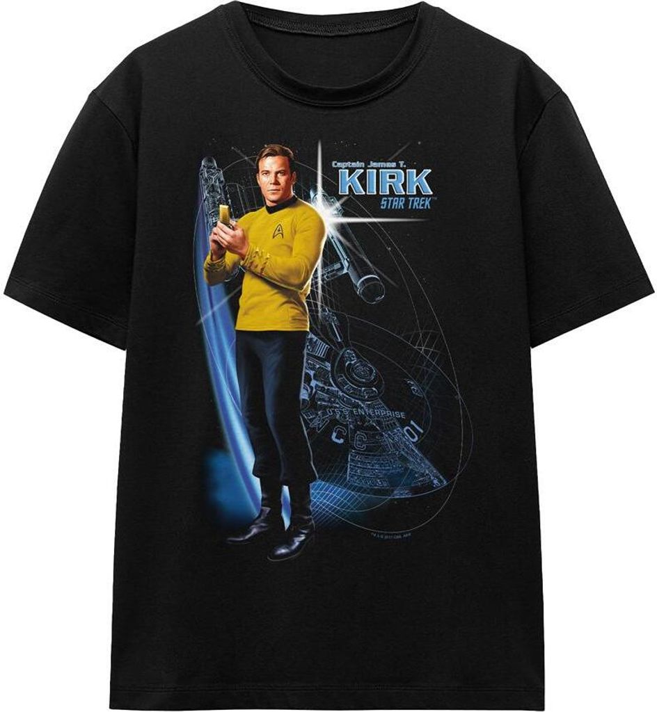 Star Trek - "Galactic" T-Shirt für Herren/Damen Uni TV16156 (XXL) (Schwarz)