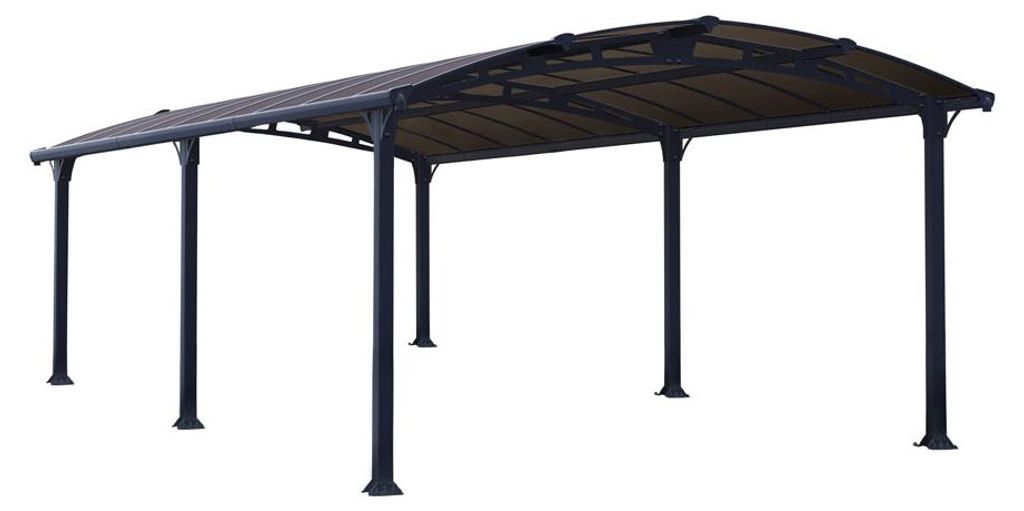 Palram - Canopia Aluminium Carport Arcadia 6400 Anthrazit Produktbild 