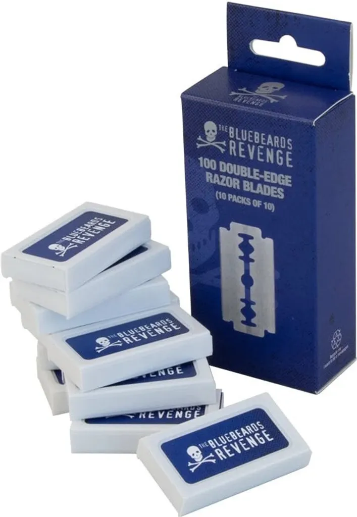 The Bluebeards Revenge 10 x 10 Lames de Rasoir à Double Tranchant DE