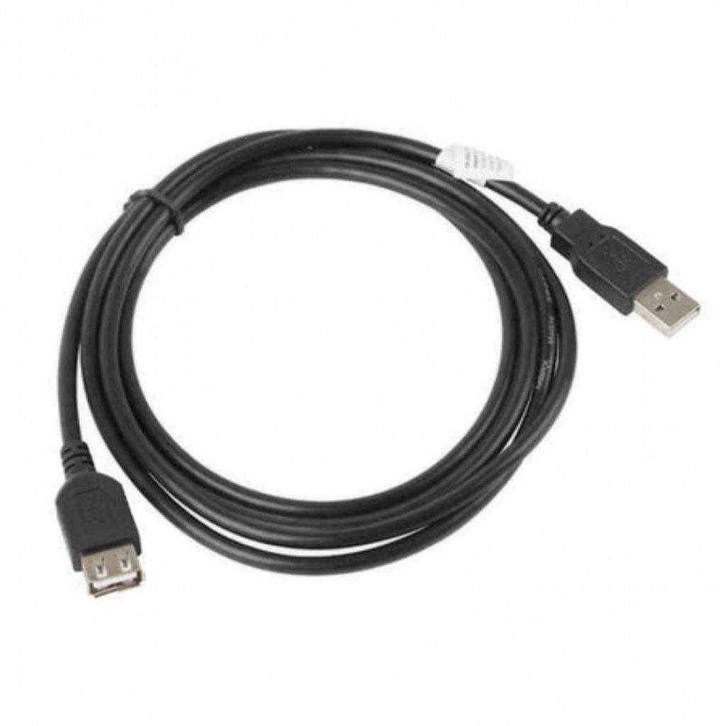 Lanberg CA-USBE-10CC-0050-BK USB 2.0 A-Stecker auf USB A-Buchse Extender, 5m schwarz