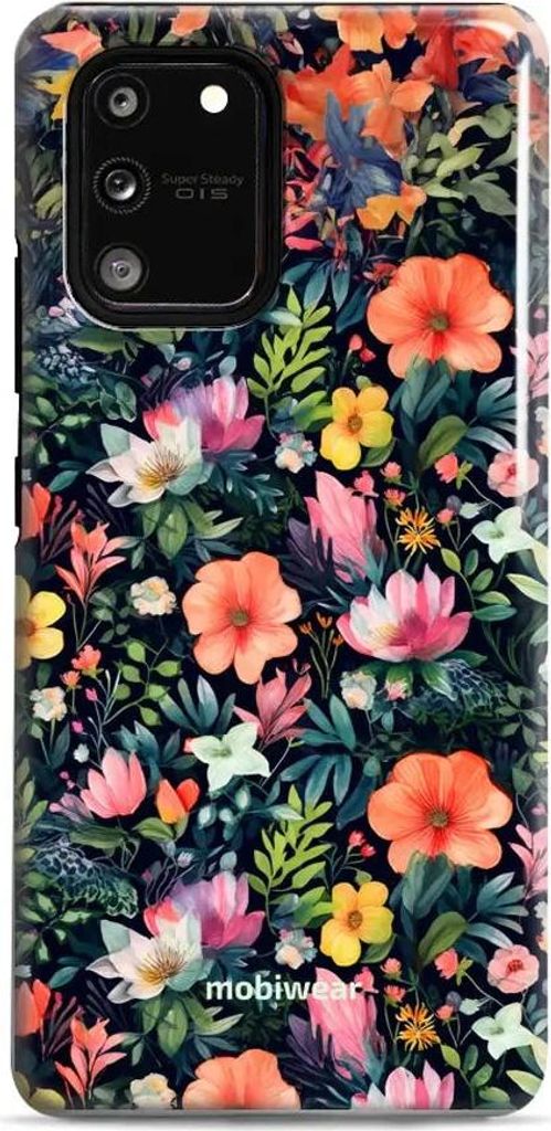 Handyhülle für Galaxy S10 Lite, Mobiwear Elite Pro, Bunt-Blumig