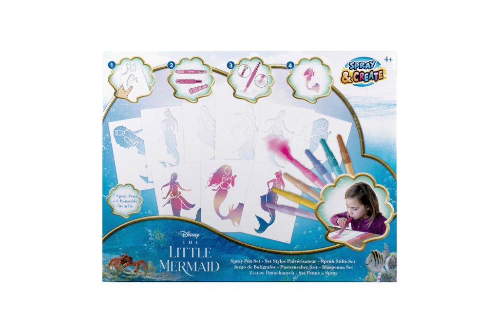Canenco Blasstifte Set Die kleine Meerjungfrau kreatives Spielzeug