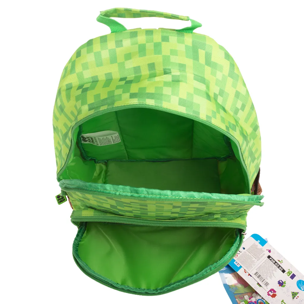 Sac à dos loisirs PIXIE CREW vert cube modulable et ultra résistant 20L - 5