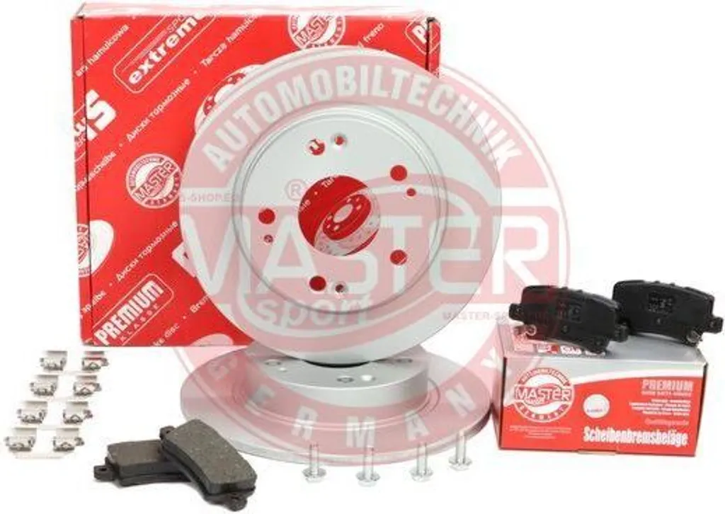 Kit disques et plaquettes de frein arrière pour Honda Civic 8 FN et FK