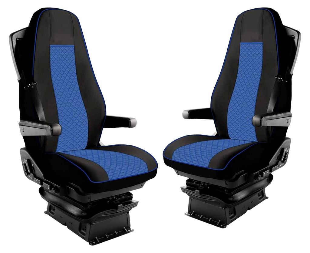 Sitzbezüge aus 1+1 für LKW Volvo FH Euro 6 in Blau