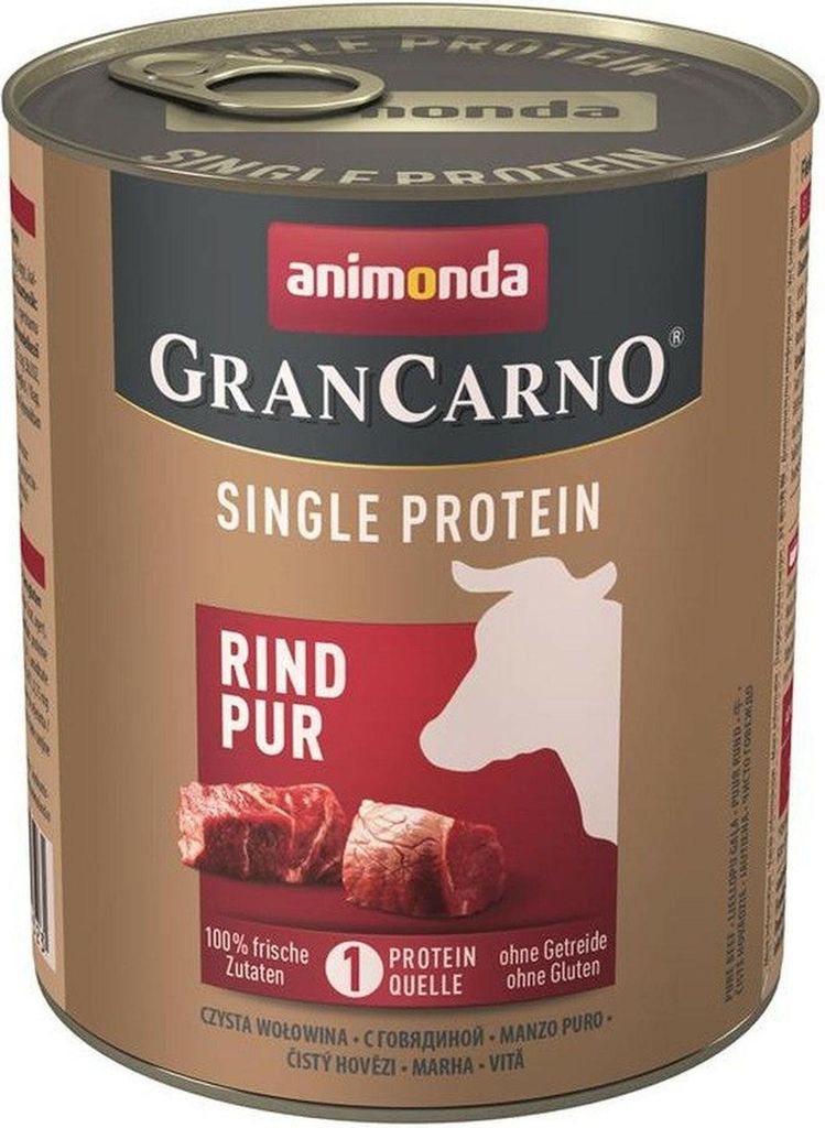 Animonda GranCarno Adult Single Protein Rind pur 800gx6