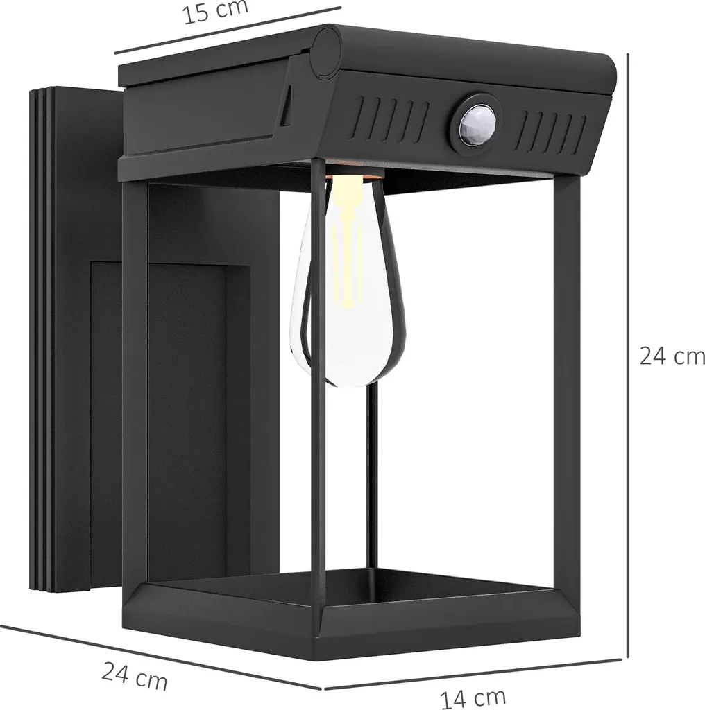 Éclairage solaire LED extérieur pour terrasse et balcon ajustable IP44 - 3
