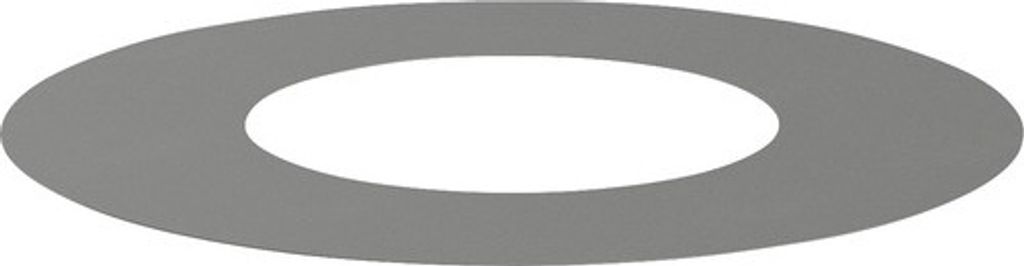 Wandrosette Jeremias Iso-Line 85mm Ø150mm grau für doppelwandiges Abgasrohr