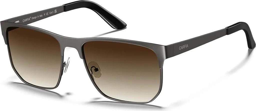 Lunettes de soleil polarisées CA5227 protection UV400 monture métal