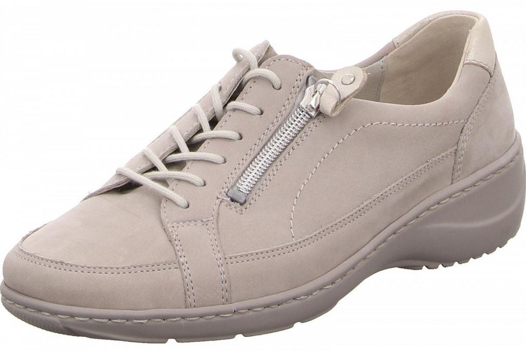 Waldläufer Schnürhalbschuhe in grau, Gr. 6.5