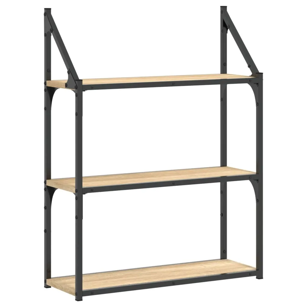 Mobile scaffale da interno in legno e metallo a 3 ripiani Linea Classic Low Box | Leroy Merlin
