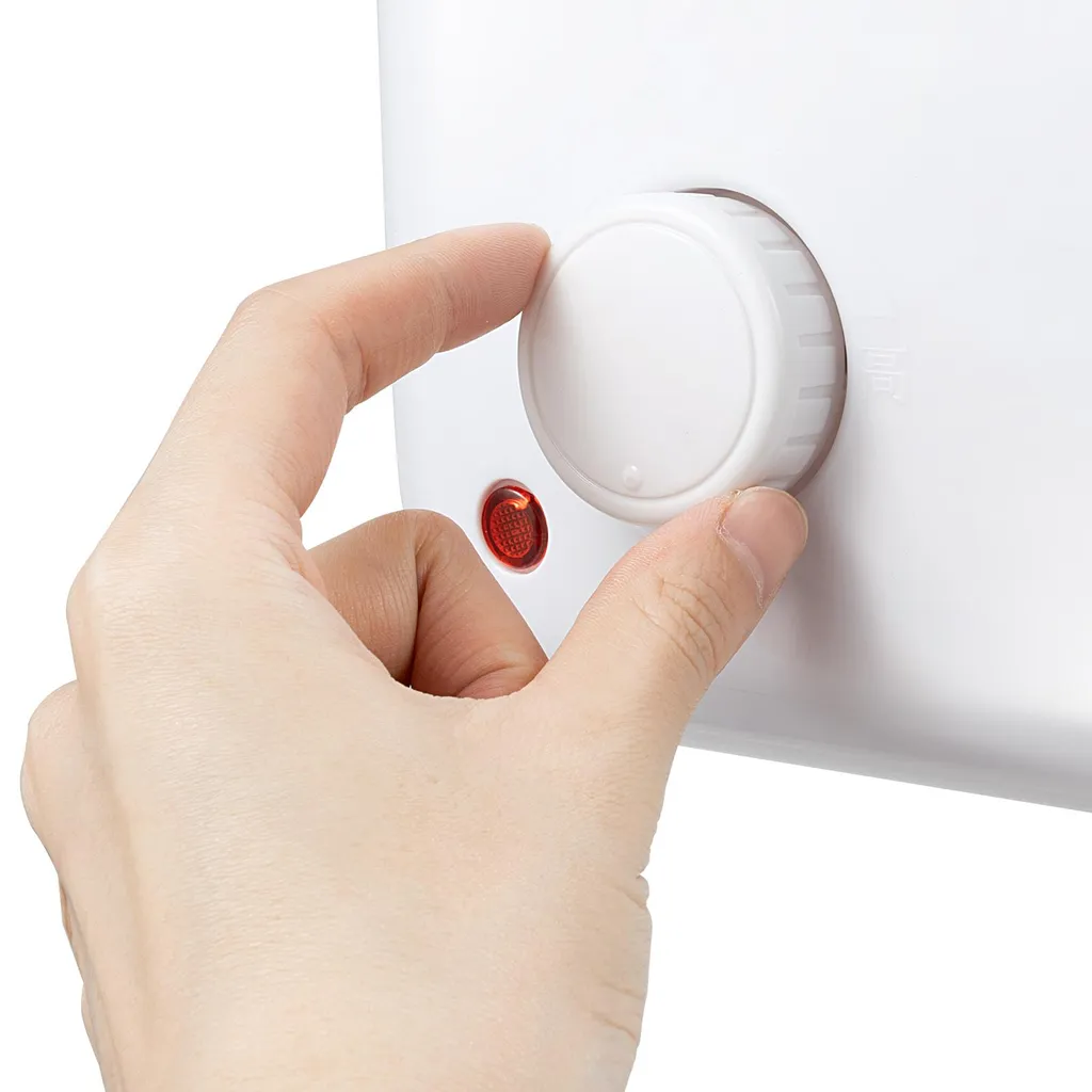 Bouilloire réglable compacte blanche pour thé et café de précision