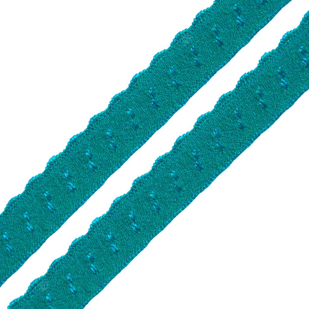 Wäschegummi 10% Elasthan Faltgummi 10mm Dessousgummi Falzgummi Bogenkante ab 1m