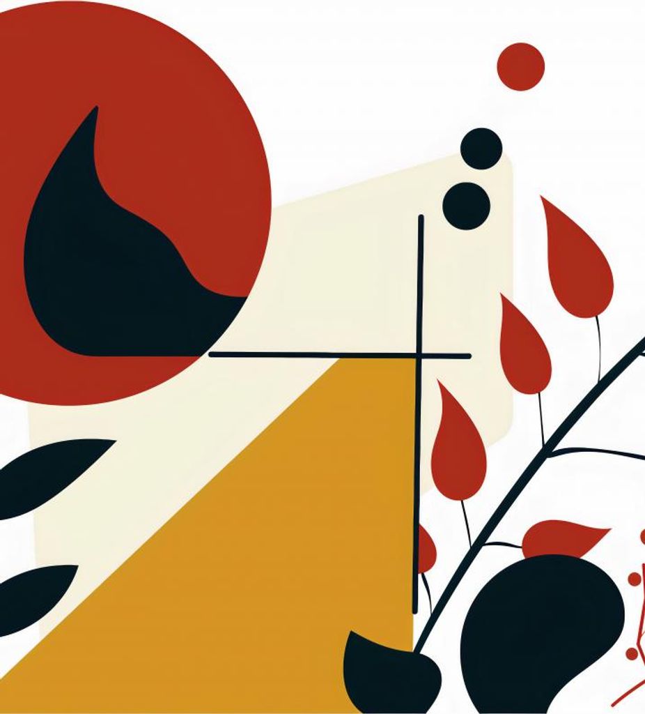Plakat 68x101cm Feuer und Flora