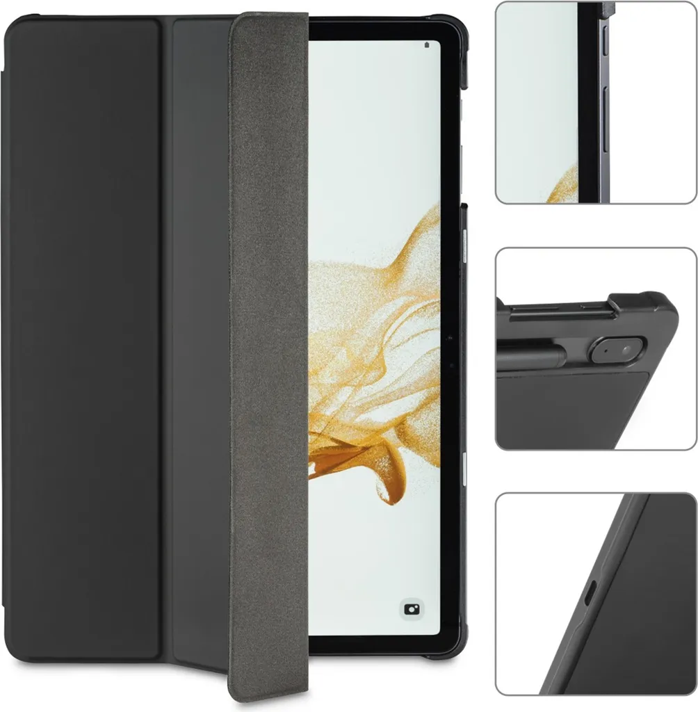 Cover Hama per Galaxy Tab S7 FE 12.4" - Sottile, Nera, Perfetta - 20