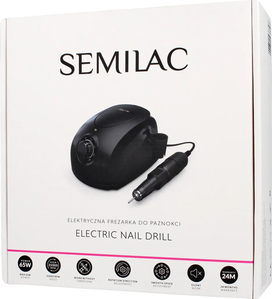 Ponceuse Ongles 65W Efficace pour Retirer le Gel et Vernis sans Effort