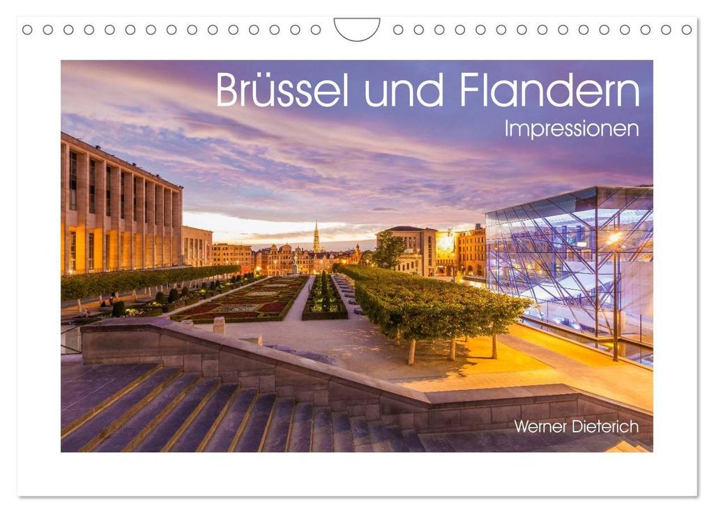 Brüssel und Flandern Impressionen (Wandkalender 2027 DIN A4 quer), CALVENDO Monatskalender