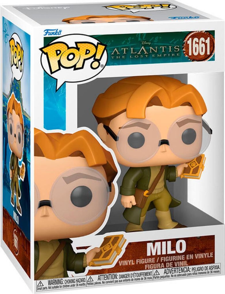 FUNKO POP! Vinyl Figur Disney Atlantis The Lost Empire Milo 1661