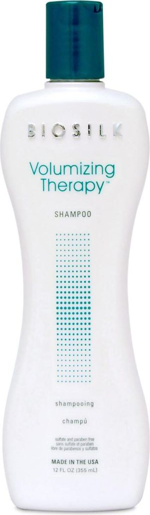 Biosilk Volumizing Therapy Shampoo, 355 ml, Shampoo, Unisex, Feuchtigkeitsspendend, Schutz, Glanz, Verstärkung, Volumengebend, Flasche, Aqua/Water...