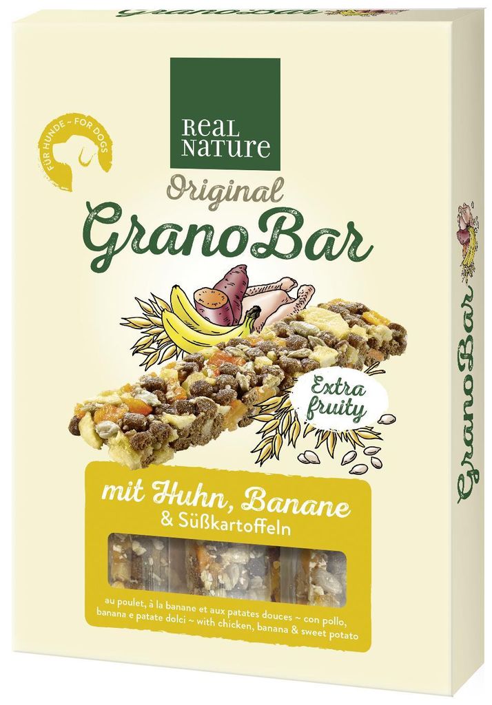 Real Nature Barre Grano 4 pièces, 100 g Image du produit 