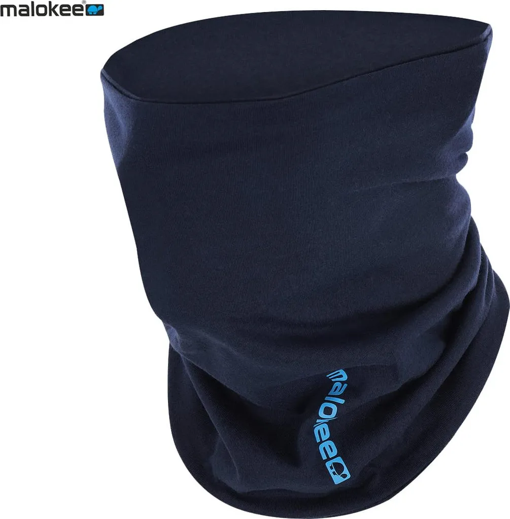 Chauffe-tube bleu marine thermoactif en coton doux haute performance