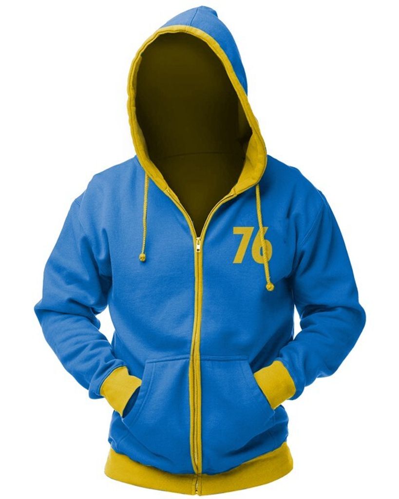 Fallout Kapuzenjacke - Vault 76 Logo (blau) M