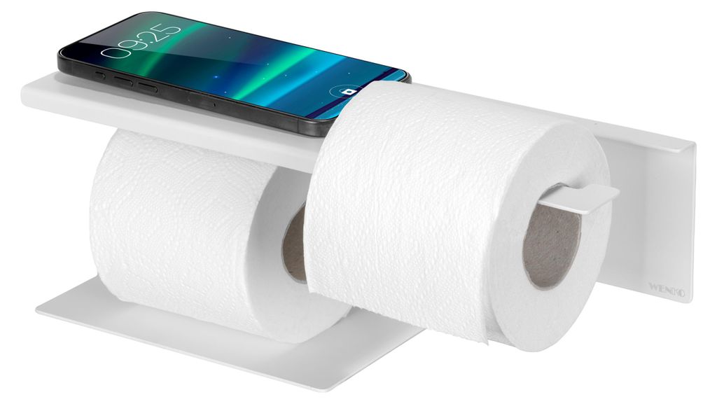 WENKO Toilettenpapierhalter LIZAN BHT 30x11.70x10.70 cm Produktbild 