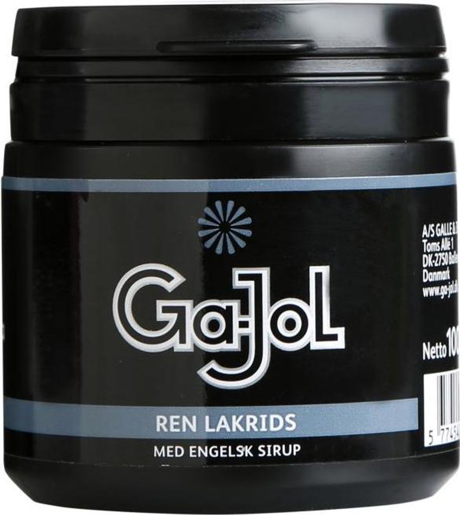 Ga-Jol Ren Lakrids schwarz Dose 100g Produktbild 
