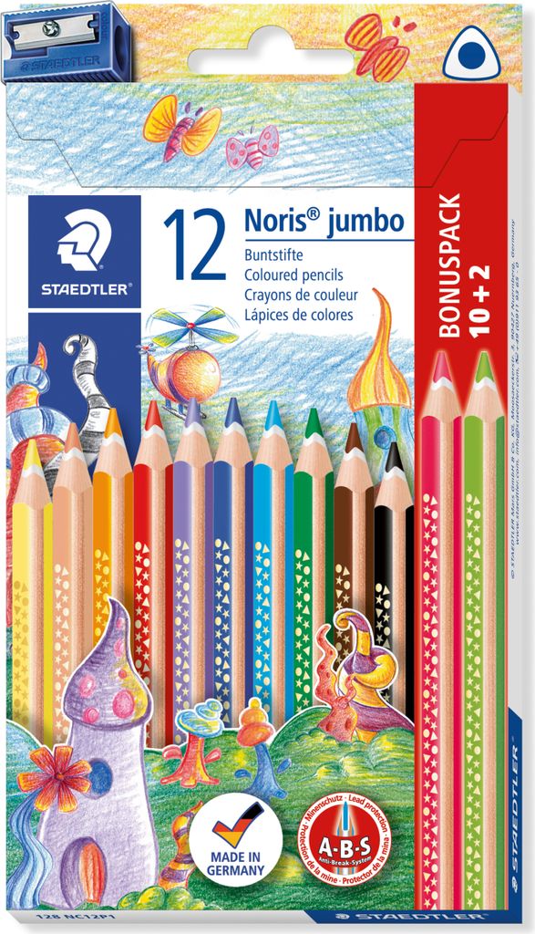 Farbstift Noris Club® triplus® jumbo Farbstifte, 4 mm, Produktbild 1