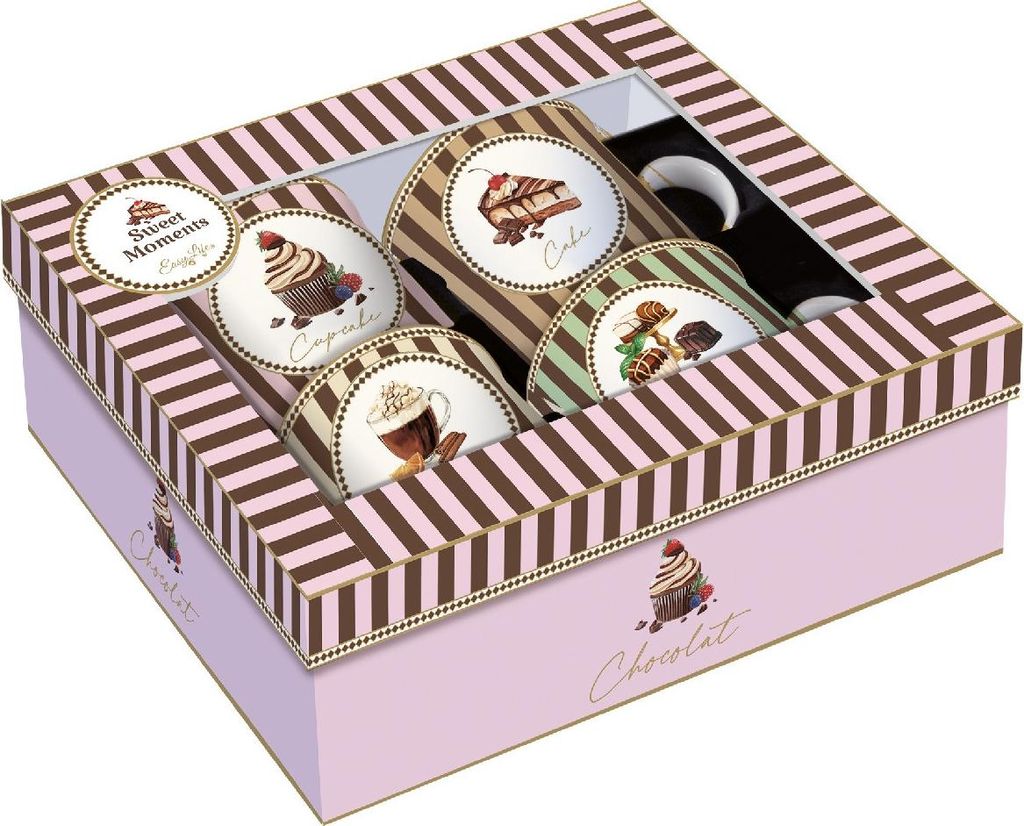Quatre tasses en porcelaine Sweet Moments Image du produit 