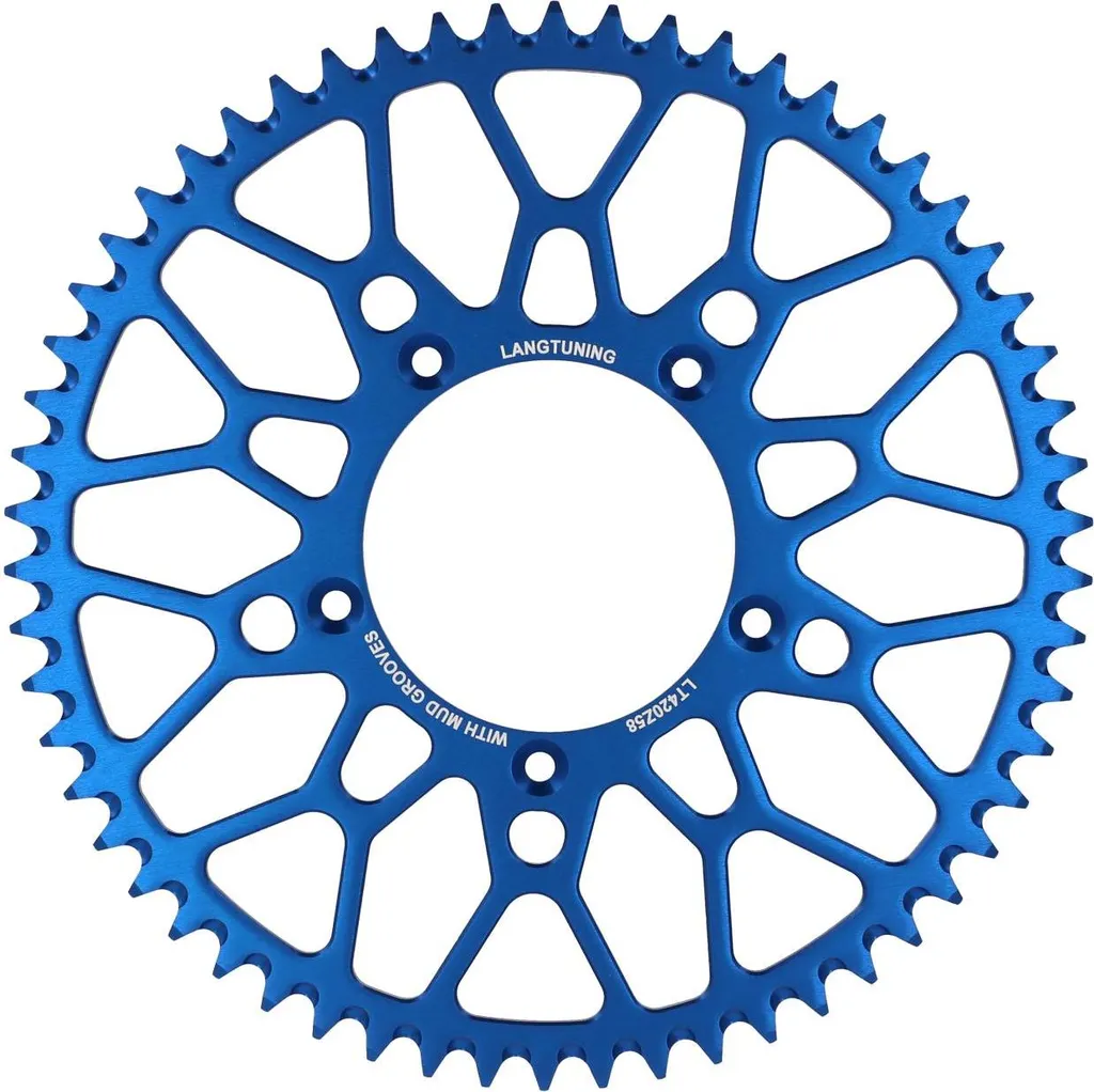 Couronne pignon arrière de transmission 58 dents pas 420 pas cher LT