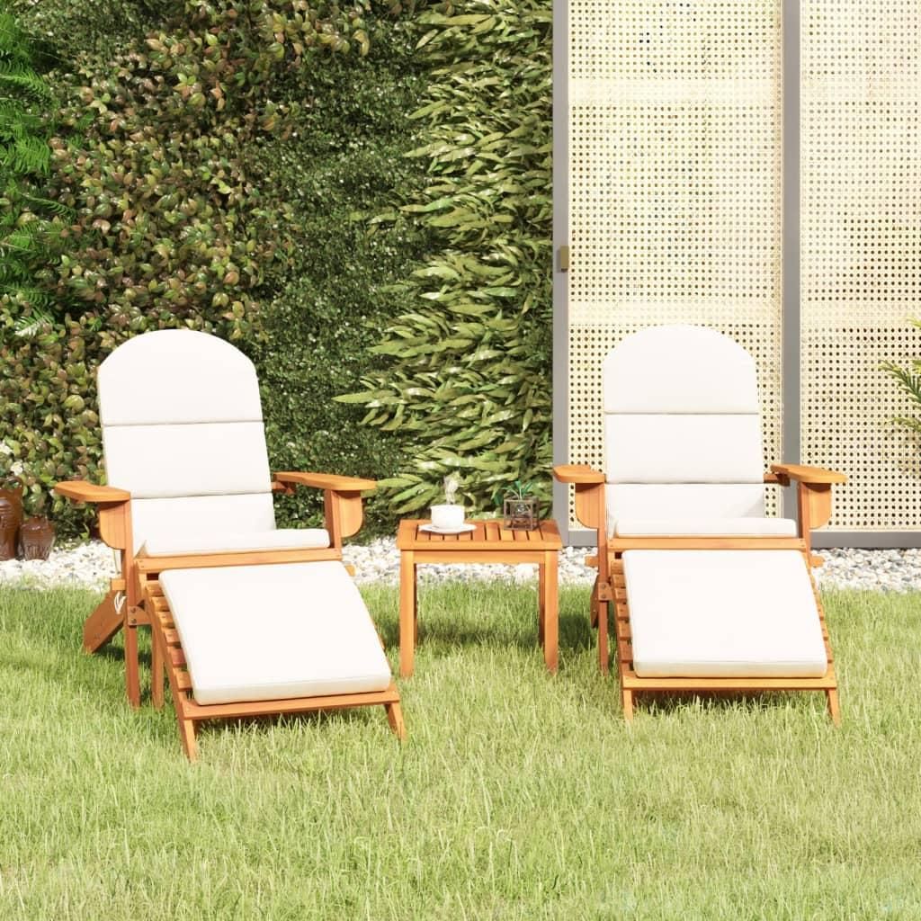 3dílná sada zahradního nábytku Adirondack masivní akácie, Obrázek produktu 