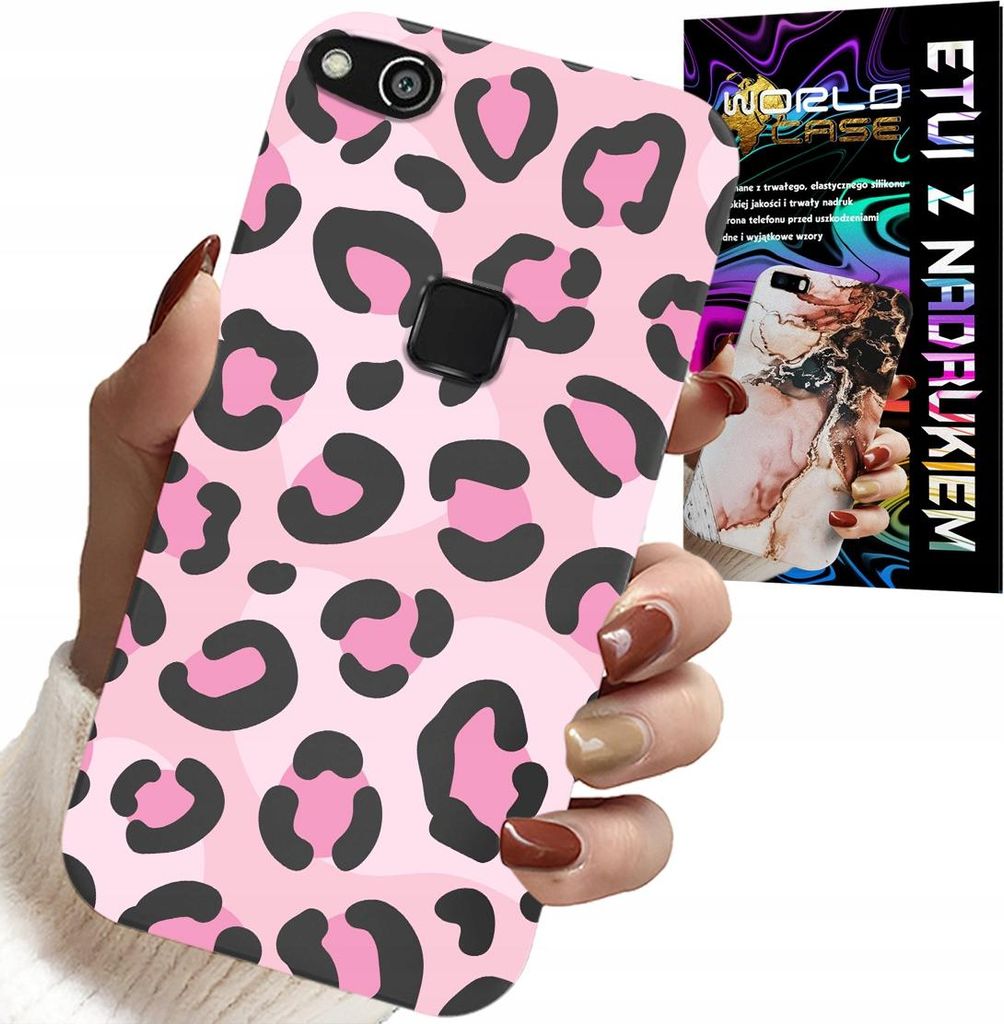 Fall Für Huawei P9 Lite 2016 - Rosa Leopard Druck Panther Feminine Designs