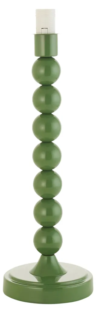 Lampe de table HIGGLEDY Endon verte pied sphérique 36cm 1xE14 métal